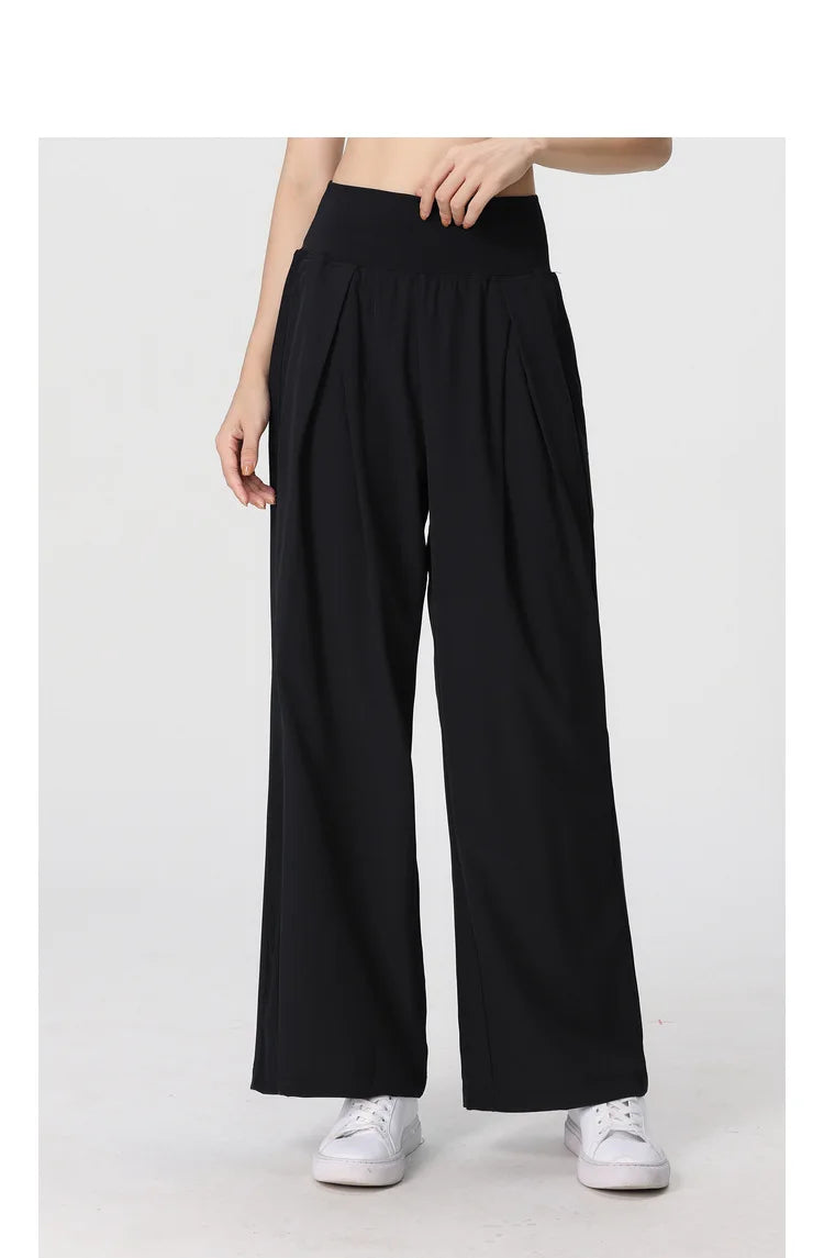 Women Wide Leg Pants Loose Fitness Yoga Pants 2024