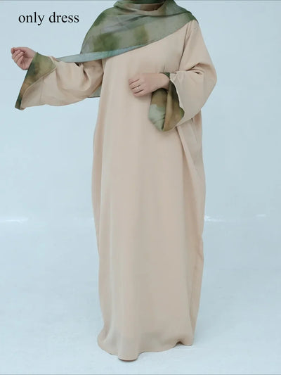 Muslim Maxi Dresses for Women Abaya Jalabiya Split Sleeve Eid Ramadan Morocco Dubai Kaftan Islam Vestidos Arab Long Robe 2025