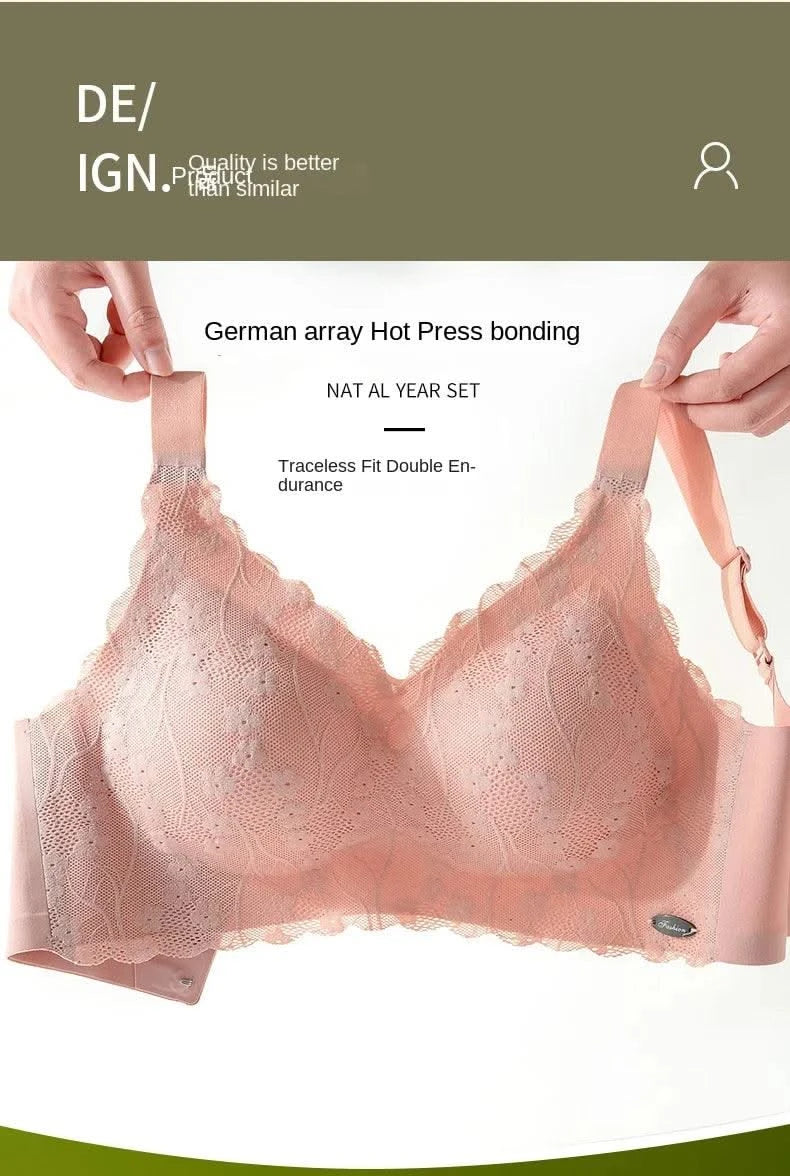 Full Coverage Bra For Plus Size Women With No Underwire Thin Cup Design To Show Cchest Small Help Lift And Prevent Sagging