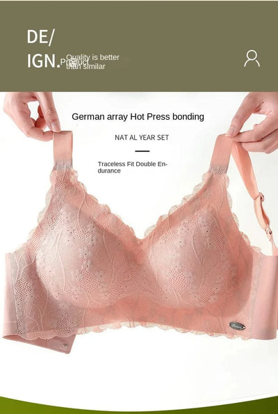 Full Coverage Bra For Plus Size Women With No Underwire Thin Cup Design To Show Cchest Small Help Lift And Prevent Sagging