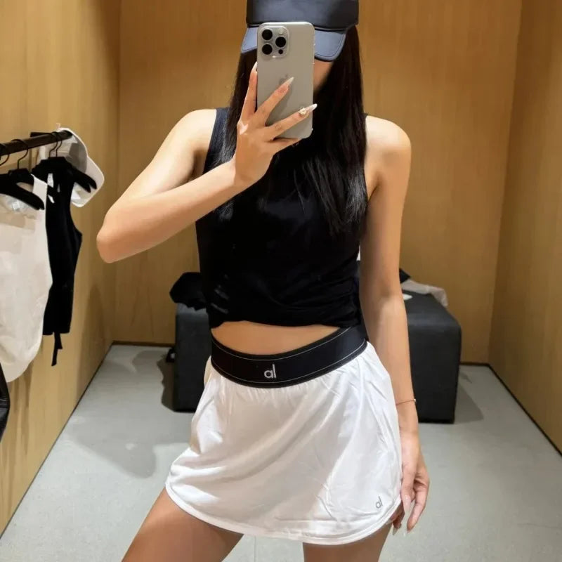 High Waisted Biker Shorts Women Summer Quick Drying Yoga Pants Skirt Loose Casual Sports Running Fitness Womens Wide Leg Shorts
