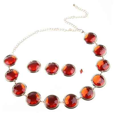 Belly Chain Jewelry Decorative Belt For Women Dresses Red Waist Chain Raven Dropship