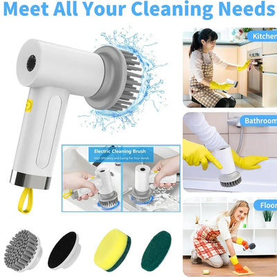 Brand new cordless electric cleaning brush housework kitchen dishwashing brush bathtub tile professional cleaning brush labor pr