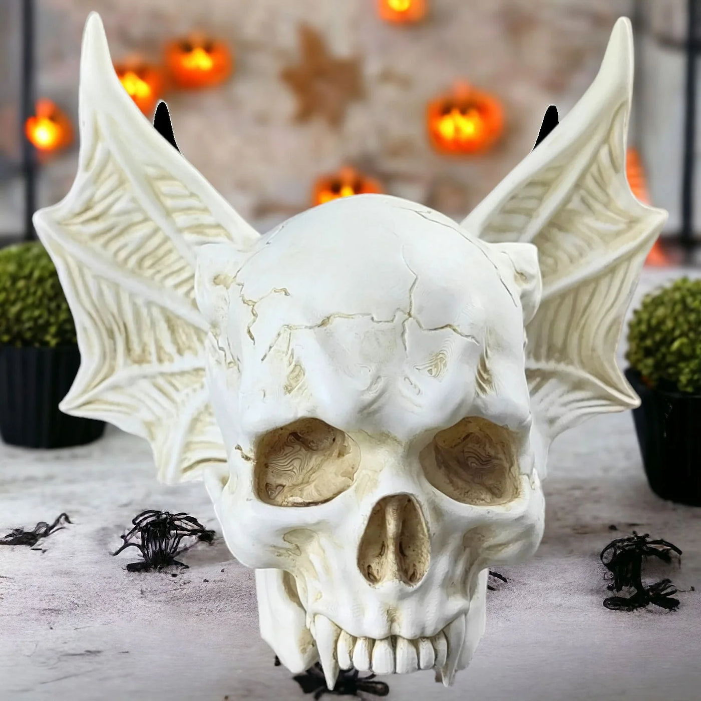 Halloween Bats Skulls Ornament Home Desktop Decorative Supplies Festival Gifts Halloween Party Atmosphere Decorative Props