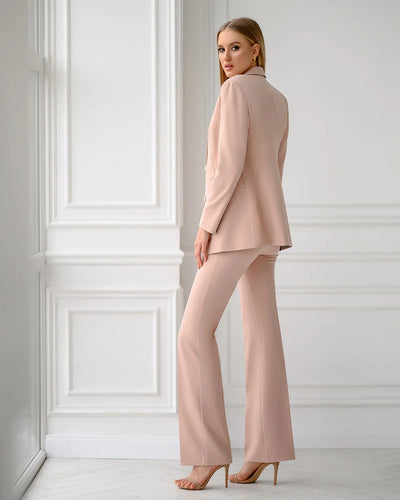 3 Piece Women's Suits Single-Breasted Sets Jacket Leisure Lady Wear Solid Color Pantsuits Business Outfits Customize
