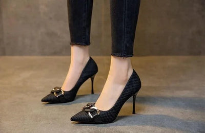 Non Slip Casual Ladies High Heeled Pump Shoes | Elegant Hot Trendy Women's Shoes