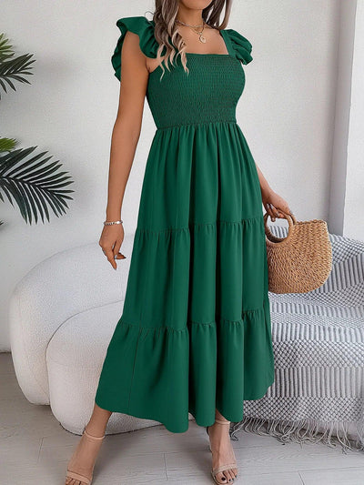 Women's Maxi Dress Fashionable Elegant Summer Rose Red Lace Up Long Dresses Sexy Party Evening Dress Ro Abendkleider Vestidos