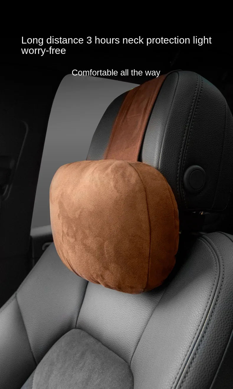 Car Headrest Neck Support Seat / Maybach Design S Class Soft Universal Adjustable Car Pillow Neck Rest Cushion High Quality