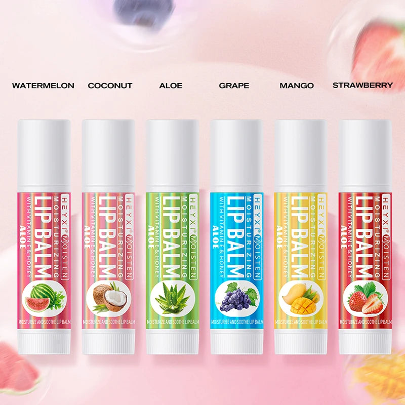 Fresh Fruit Lip Balm Lip Oil Moisturizing Clear Transparent Lipstick Long Lasting Hydrating Lipgloss Cosmetic Lip Gloss Base Gel