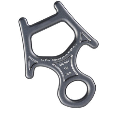 Aluminum Alloys Downhills Descender Rappel Belays Abseiling Mountaineering Device for Rock Climbing and Succour