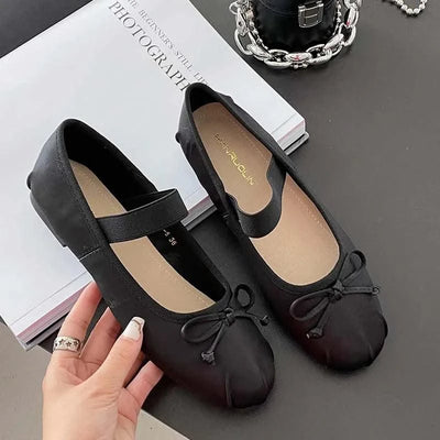 Women Butterfly-Knot Lolita Ladies Ballet Flats In Casual shoes, Sandals  Slides