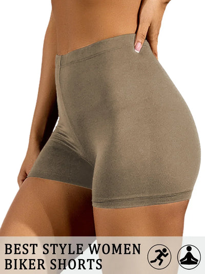 Biker Shorts For Women Super Soft No See Through Workout Yoga Running Cycling Push Up Gym Fitness Shorts Women's Activewear