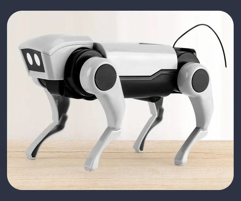 Children's Remote Control Mechanical Robot Dog, Toy Science, Teaching,  DIY Assembling Model Electric Set Toys for Boys Kids