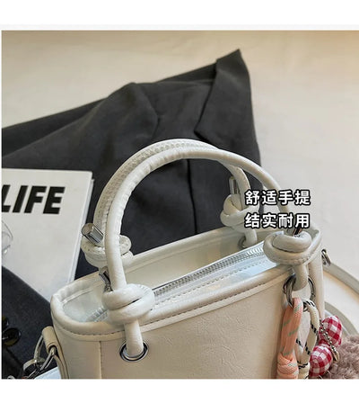 2025 Unique Women's Handbag Designer Shoulder Purse Minimalist Bucket & Square Bag Versatile Crossbody for Work