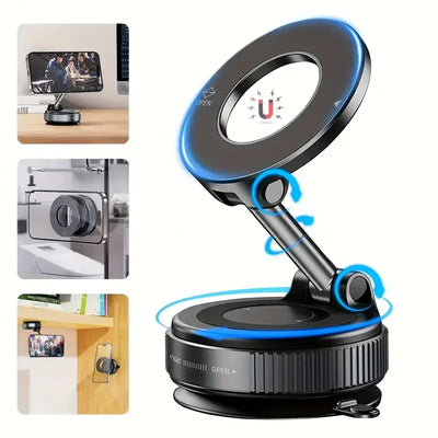 2025 New MagSafe Car Mount [ABS] Magnetic Phone Holder Car with Strong Magnets 360° Rotate and Adjustable Phone Car Mount