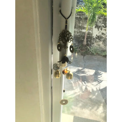 Metal Wood Money Tree Wind Chimes Bell Good Lucky Home Garden Outdoor Indoor Wall Hanging Use Elegant Sound Decorations