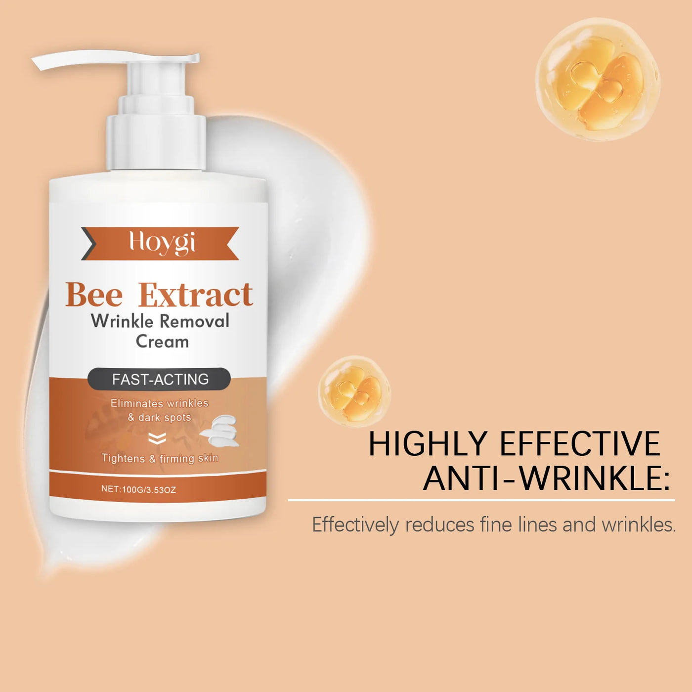 Bee Venom Firming Face Cream Reduce Fine Lines Lifting Nourishing Repair Wrinkle Removal Body Cream Anti Aging Smooth Skin Care