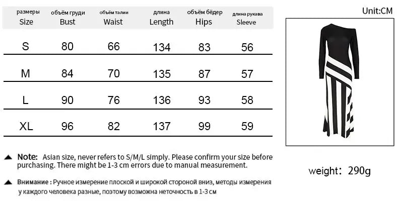 New Women Maxi Dresses Autumn Streetwear Fashion Black White Patchwork Casual Slim Dresses Elegant Female Knitted Dress Clothing