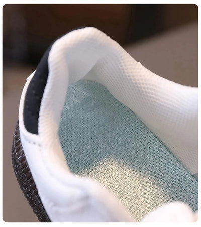 Spring Sport Shoes For Children PU Leather Ergonomics Kids Sneakers Soft-soled Children's Sneakers Boy's Girl's Tennis Shoes