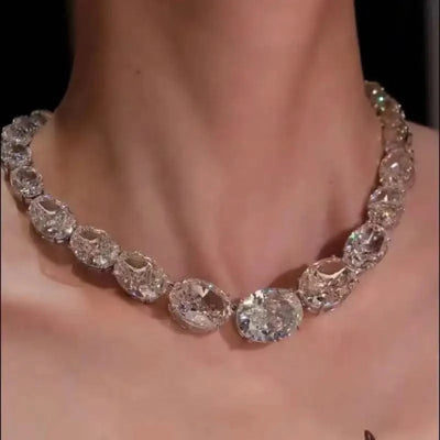 BELLUX High Quality Fine Jewellery 925 Sterling Silver Plated K Gold Necklace for Women