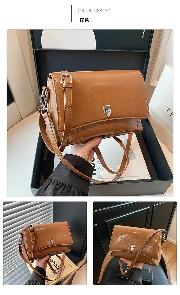 Luxury Brand Handbag For Women In Premium Leather Featuring Elegant Messenger Design And Durable Build