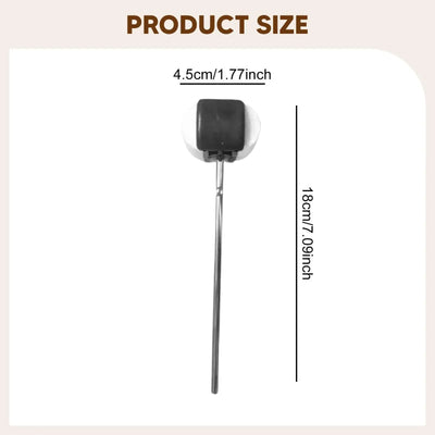 Bass Drum Pedal Beater Kick Drum Pedals Beater Metal Shaft Bass Percussion Sticks for Performance Concert Stage Practice Live
