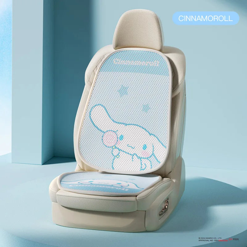 Sanrio Car Seat Cushion Car Cushion Protective Cushion Mesh Seat Cover Four Seasons Car Accessories Hello Kitty Car Accessories