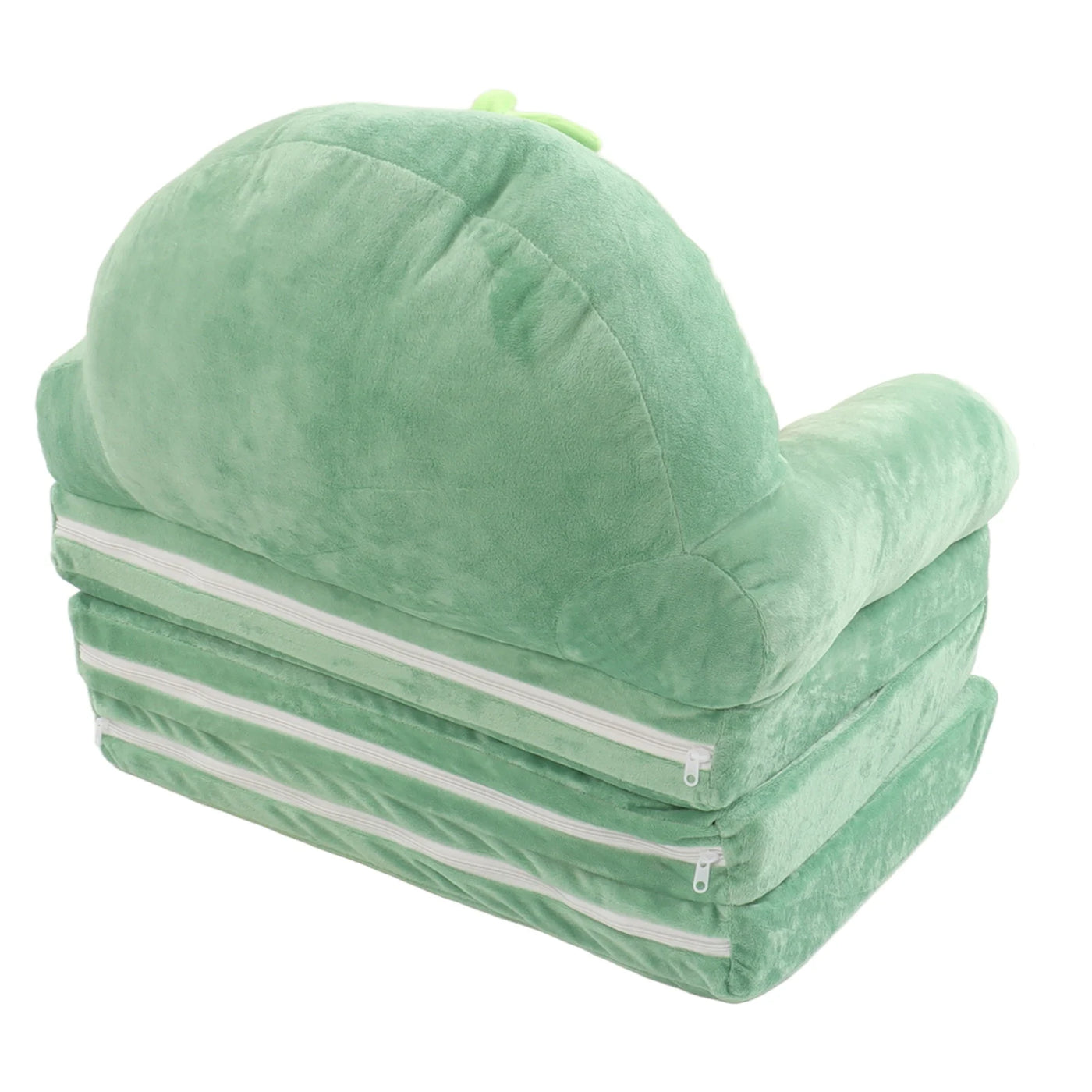Kids Foldable Sofa Bed Cartoon Foldable Kids Sofa Soft Cute Shape 2 in 1 Wide Armrest Washable Humanize for Bedroom