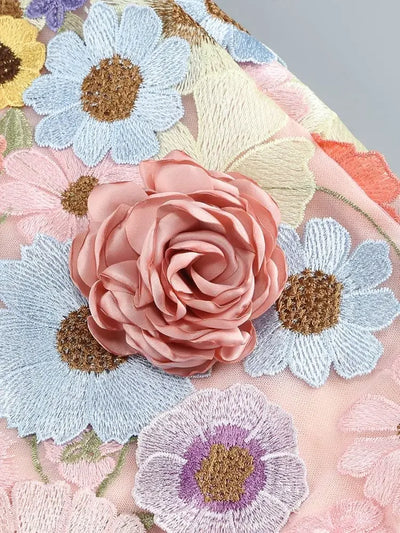 Luxury Dresses Women 2025 Summer Prom Gown New Bodycon Mini Party Dress Retro Embroidered Flower Evening Gowns Brithday Outfits