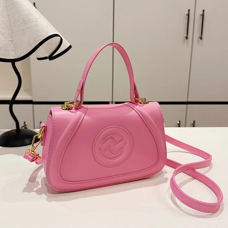 2025 Designer Handbag for Women - Premium Textured Shoulder Bag, Fashionable Crossbody & Top Handle Tote for Work & Daily