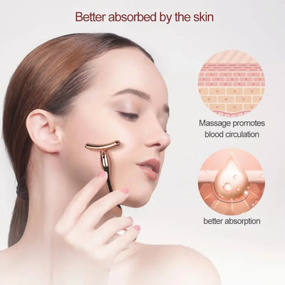 Face Eye Roller Massage Neck Stick Spatula Massager Anti Eye Pouch Dark Circles Cream Spoon Applicator Removal Shrink Pores