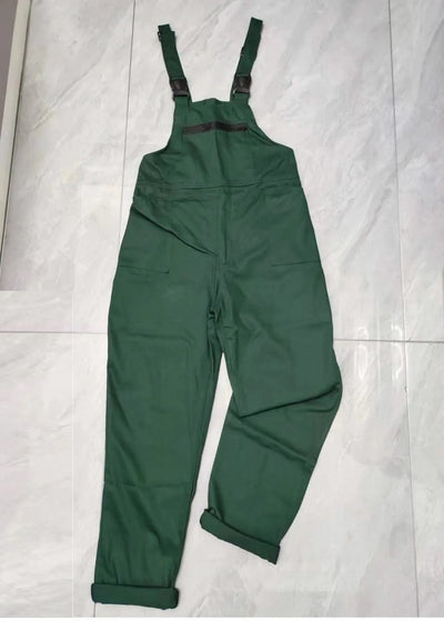 Bib Overalls Men Work Clothing Plus Size Protective Coveralls Strap Jumpsuits Multi Pockets Uniform Sleeveless Worker Pants 5xl