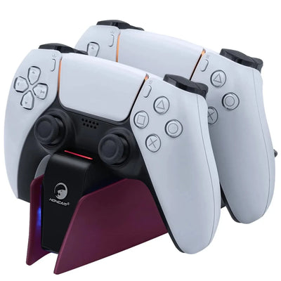 Game Wireless Charging Station for PS5 with Dual Fast Charger Dock and LED Charging Indicators