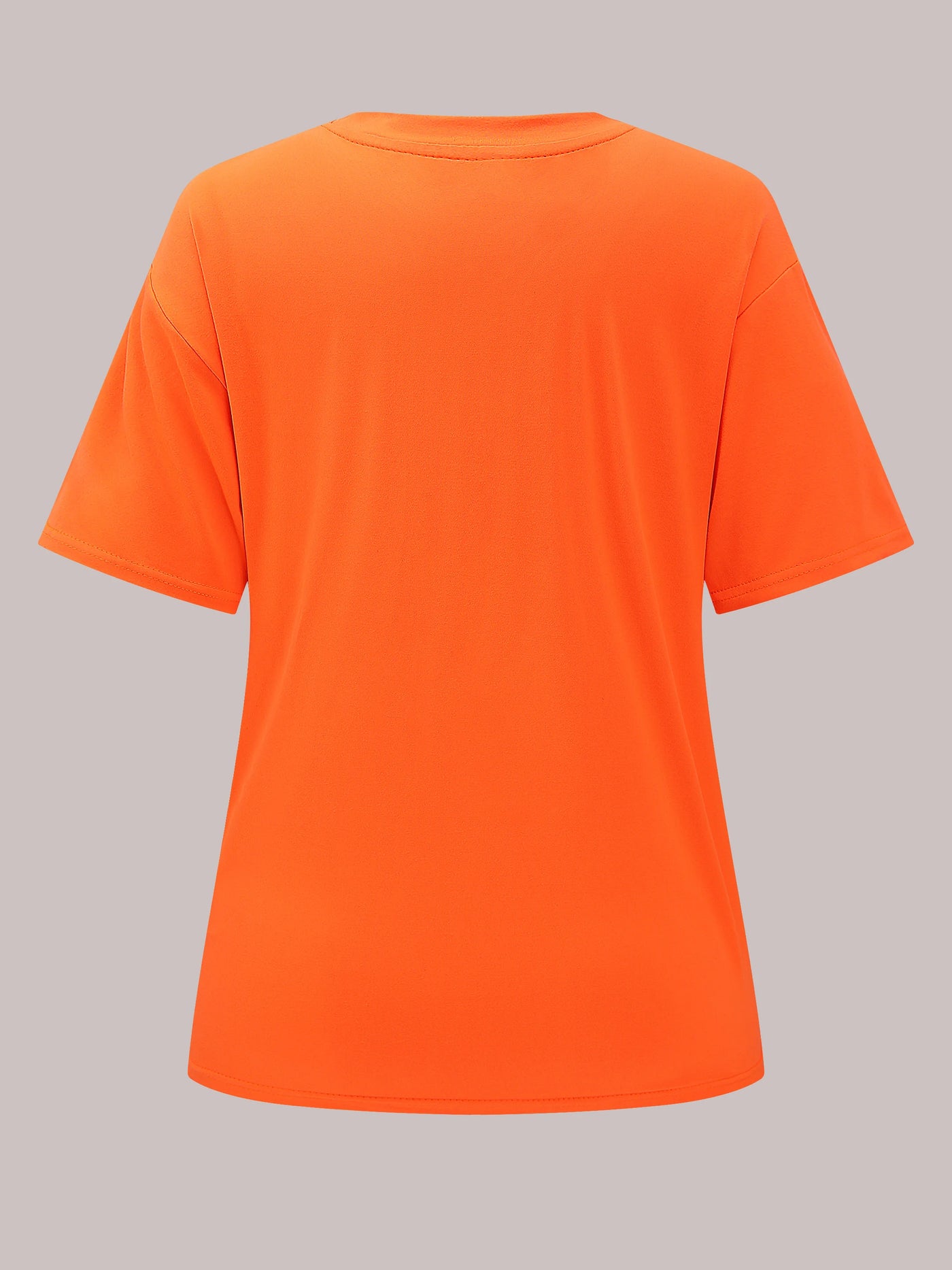 Solid Crew Neck T-shirt, Casual Short Sleeve Loose T-Shirt For Spring & Summer, Women's Clothing