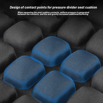 Motorcycle Seat Cushion Black Foam Soft Comfortable Breathable Seat Covers Mats Motorcycles Electric Bike Accessories