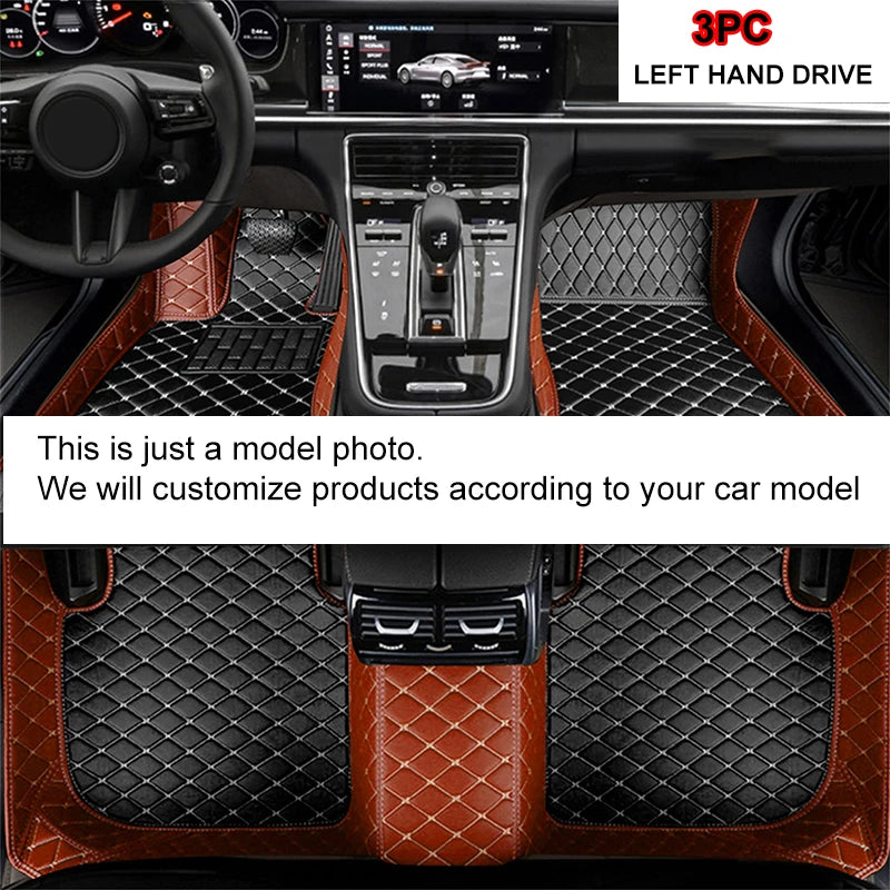 Car Mats For SEAT Alhambra MK2 7N VW VW Sharan 2011~2020 Pad Carpets Set Leather Mat Auto Floor Rugs Car Accessories