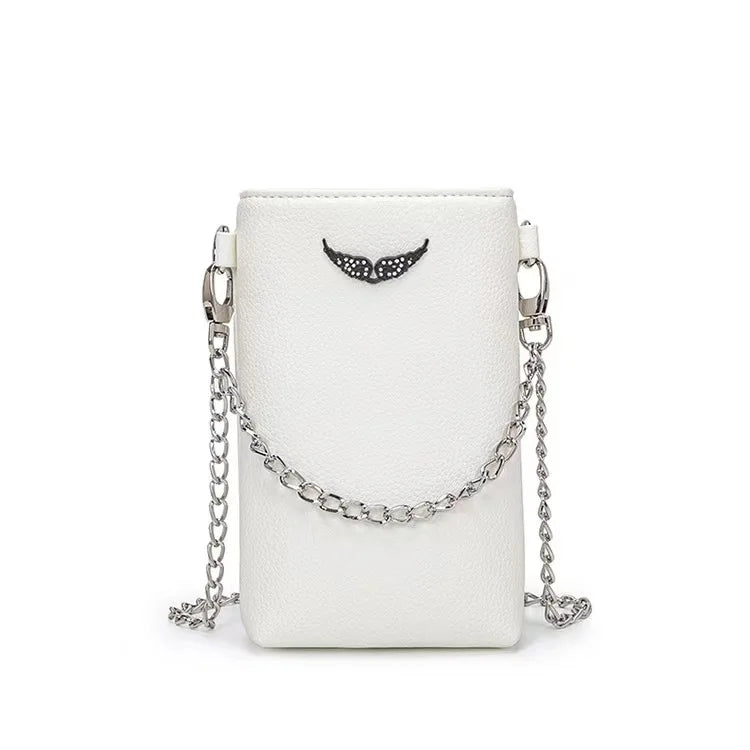 Handbags for Women 2025 New Fashion French Women's Shoulder Bag Wings ZVbag Pu Retro Messenger Bag Luxury Designer Handbag