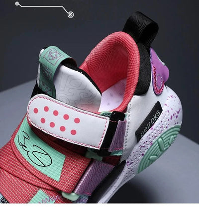 Children's Basketball Shoes For Boys Girls Non-slip Kids Sport Shoes Lightweight Outdoor Sneakers Trainers Footwear Comfortable