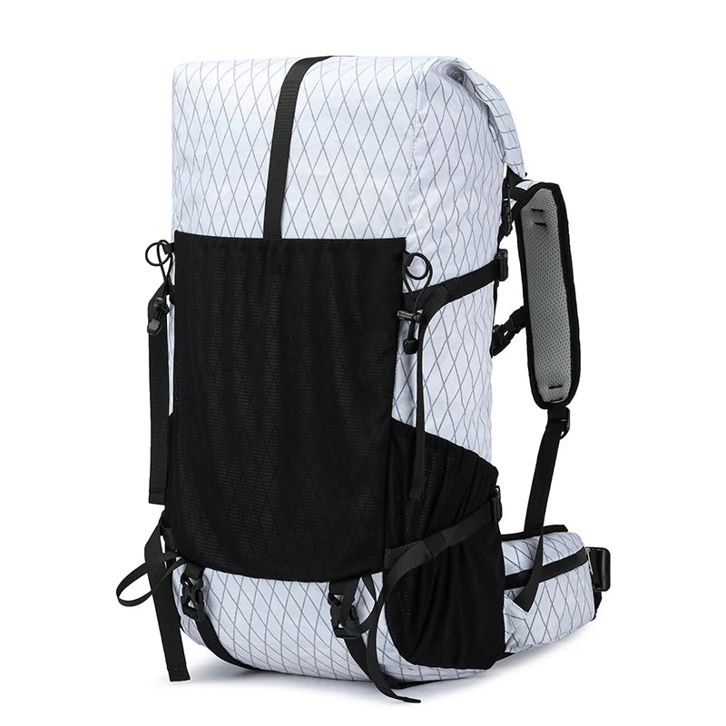 30L Hiking Backpack Daily Travel Wear-Resistant Waterproof Professional Climbing Large Capacity Roll-Up Shoulder Bag 2025 New