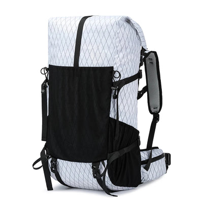 30L Hiking Backpack Daily Travel Wear-Resistant Waterproof Professional Climbing Large Capacity Roll-Up Shoulder Bag 2025 New