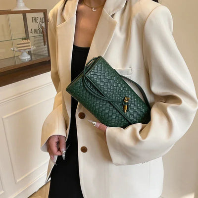 Designer Inspired Women's Elegant Handbag - Luxury Brand Leather Crossbody Tote With Shoulder Strap Option
