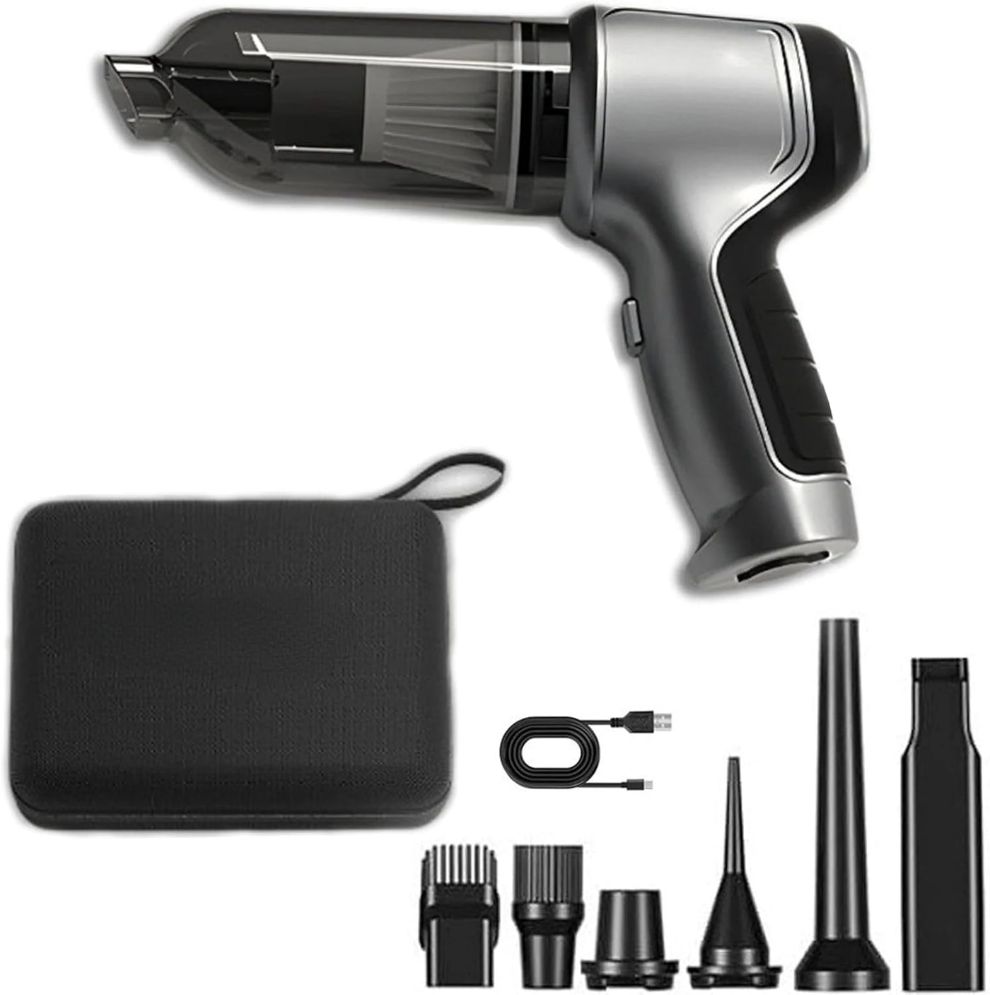 Portable Air Blower/Car Vacuum,3-in-1 Handheld Cordless Vacuum Cleaner,Portable Mini Car Vacuum Cleaner for Car&Home Cleaning
