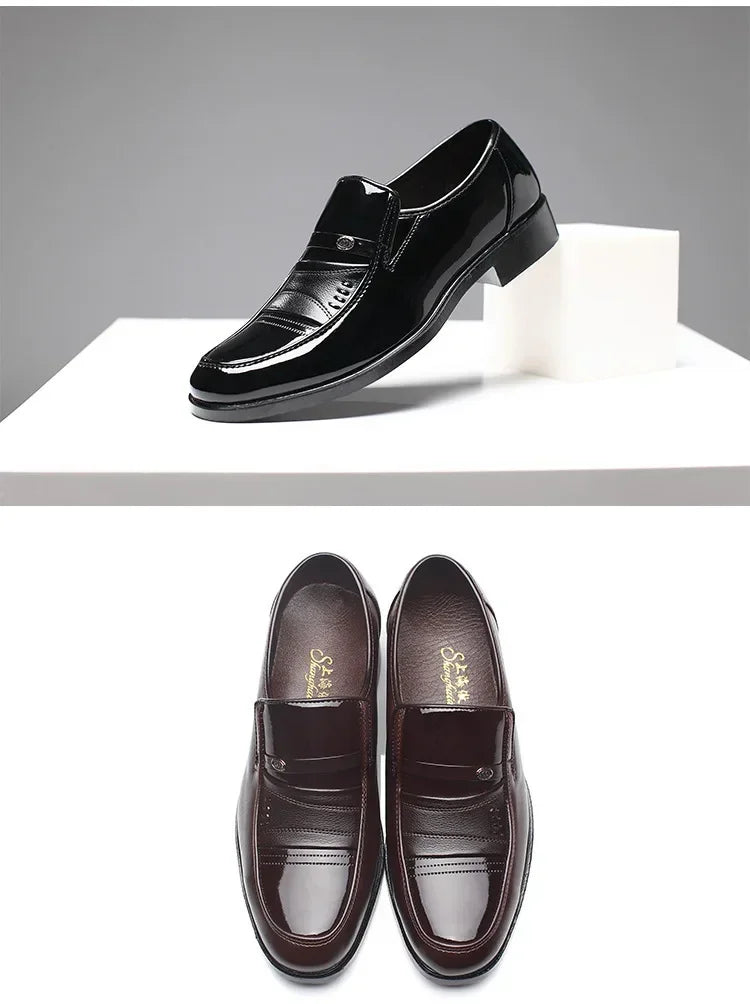 Oxford Shoes for Men Dress Shoes  Formal Shoes Fashion Round Toe Business Wedding  Dress  Men Designer  Loafers