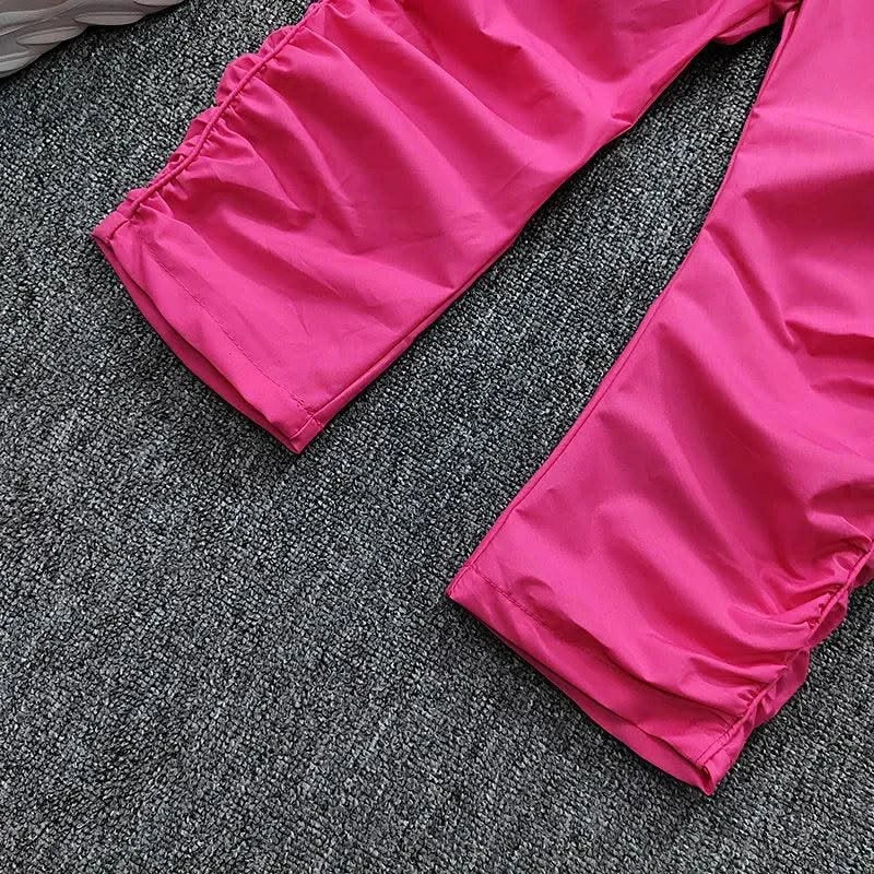 1-8years Baby Kids Summer Clothing For Girls Sleeveless Crop Tops+Cargo Pants 2pcs/sets Children's Fashion Clothes Outfits Girl