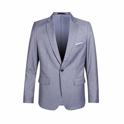 Blue Men Blazers Work Office 2025 Men Tuxedos for Formal Occasions Pockets Coat Blazers Male Custom Men's Business Slim Blazers