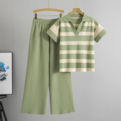 New Two Piece Outfits for Women Sweater Sets Knit Lounge Set Pullover Tops and High Waisted Short Pants 2 PCS Casual Sweatsuit