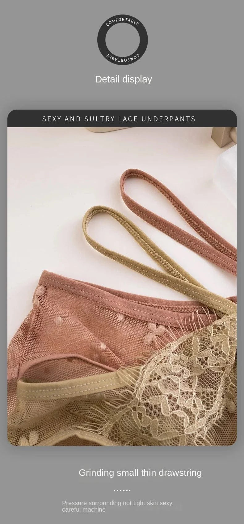 sexy underwear for woman Lace mesh panties brazilian panties Seamless panties for women Lingerie Female Underwear String Briefs