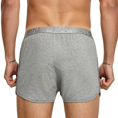 2024 Men's Cotton Jersey Boxer Short Loungewear Underwear Loose Fit Underpants Sleepwear Shorts Boxers for Men
