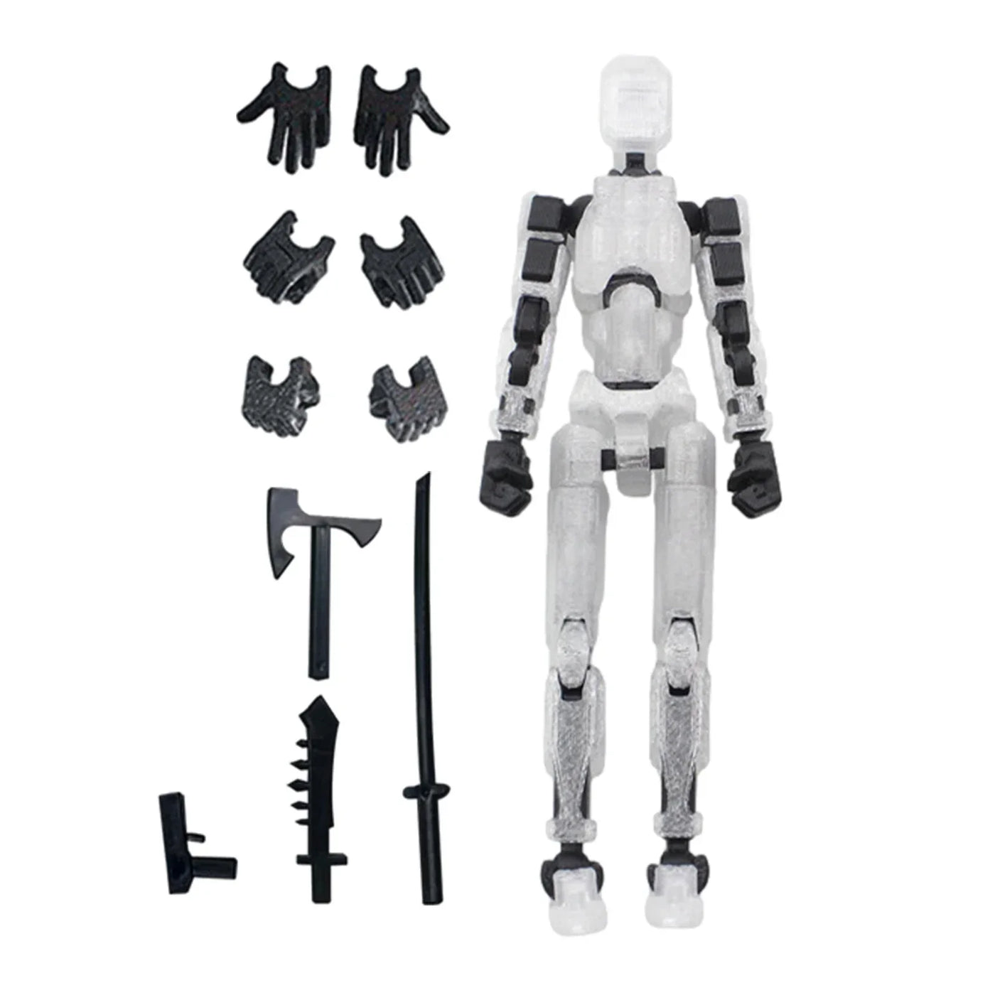 Multi-Jointed Action Figure Movable Shapeshift Robot 3D Printed Mannequin Dummy Figures Toys Kids Adults Parent-children Games