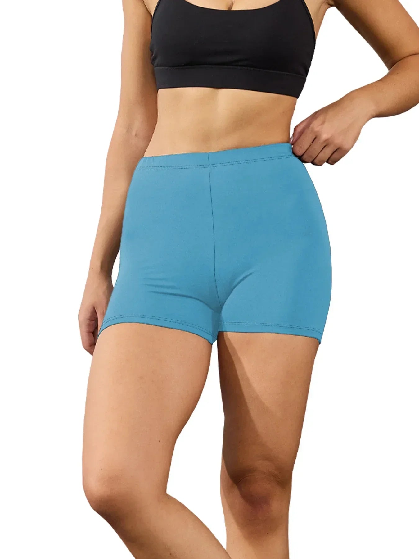 Biker Shorts For Women Super Soft No See Through Workout Yoga Running Cycling Push Up Gym Fitness Shorts Women's Activewear